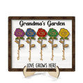 Grandma¡®s Gardern Roses Personalized 2-layer Wooden Plaque